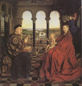 Jan Van Eyck The Virgin of Chancellor Rolin (mk05)